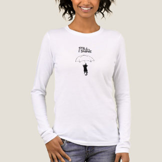 Still, I Shine – Editable Quote Cat T-Shirt Tri-Blend Shirt
