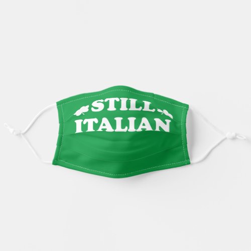 Still Italian Irish Shamrocks Adult Cloth Face Mask
