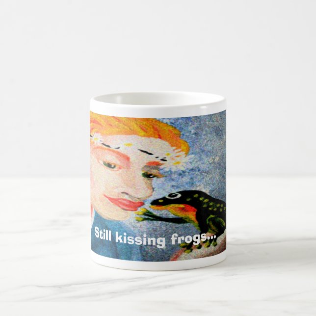 Still kissing frogs... coffee mug (Center)