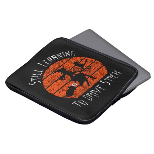 Still Learning To Drive Stick Halloween Witch Laptop Sleeve