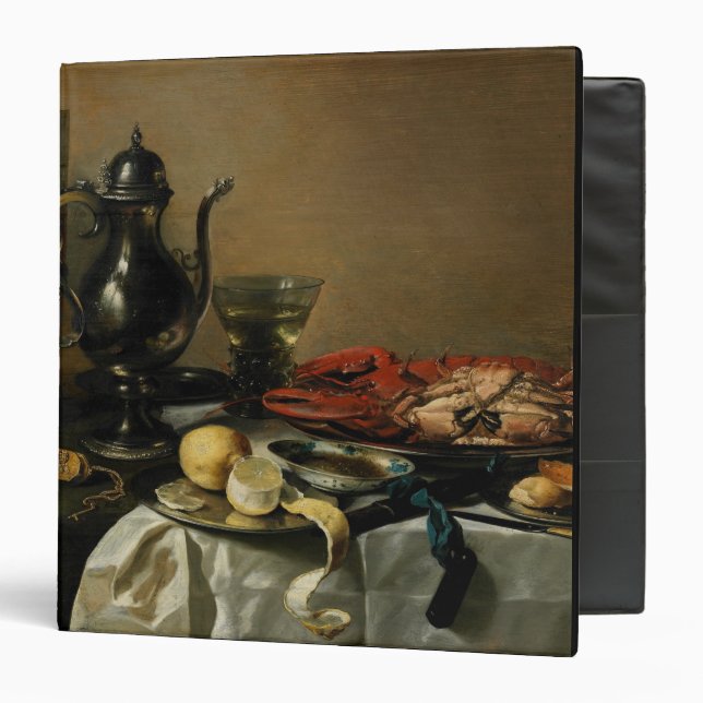 Still Life, 1643 (oil on panel) 3 Ring Binder (Front/Inside)