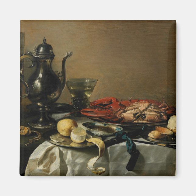 Still Life, 1643 (oil on panel) Magnet (Front)