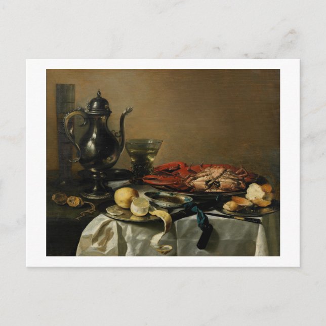 Still Life, 1643 (oil on panel) Postcard (Front)