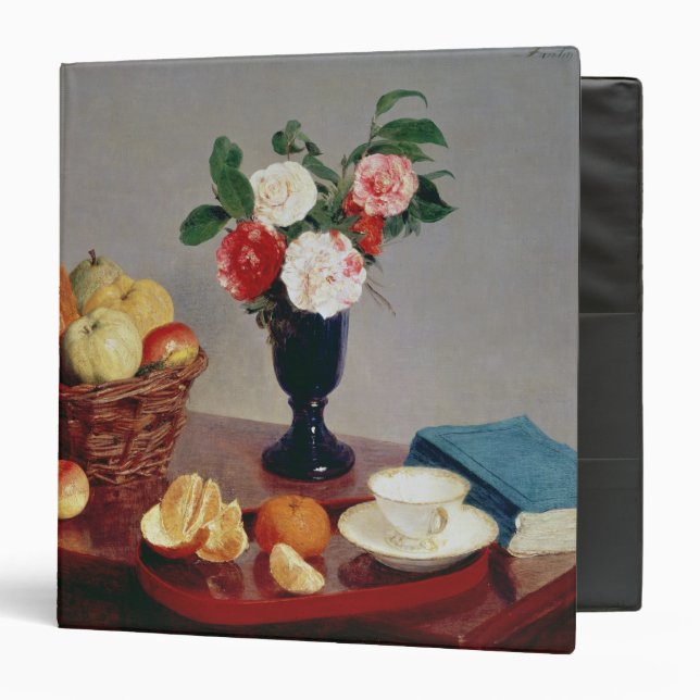 Still Life, 1866 3 Ring Binder (Front/Inside)