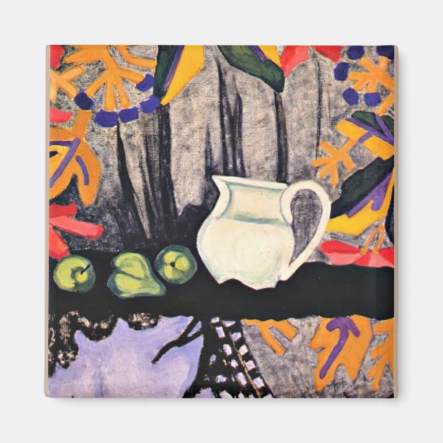 Still Life, 1910 painting by Olga Rozanova Magnet (Front)