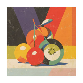 Still life Abstract expressionist Painting Arts Wood Wall Art