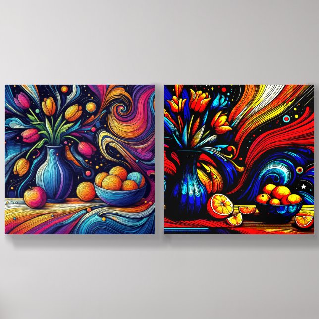 Still Life Acrylic Photo Tile (Front Set)