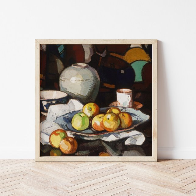 Still Life, Apples and Jar | Samuel John Peploe Poster (Creator Uploaded)