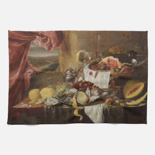 Still Life art hand towel (Horizontal)