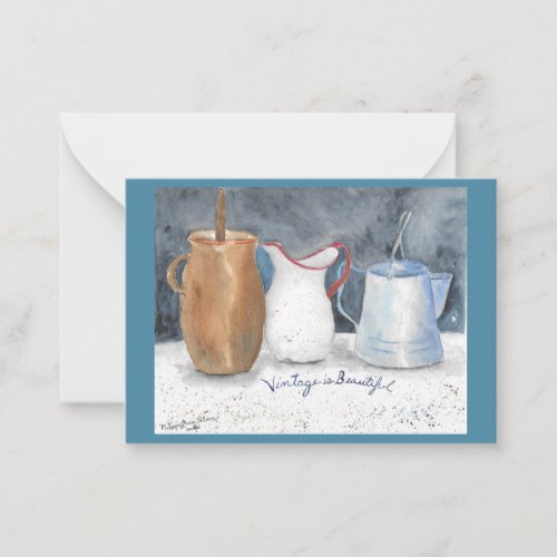 Still Life Art Note Card