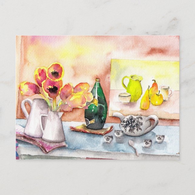 still life art postcard (Front)