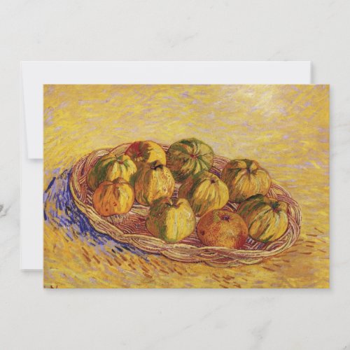 Still Life Basket of Apples by Vincent van Gogh