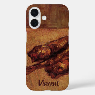 Still Life Bloaters and Garlic by Vincent van Gogh iPhone 16 Case