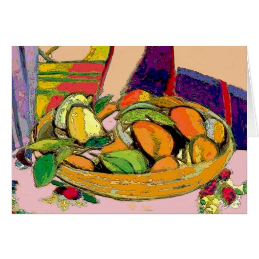 Still Life Bowl of Fruit Cards (Front Horizontal)