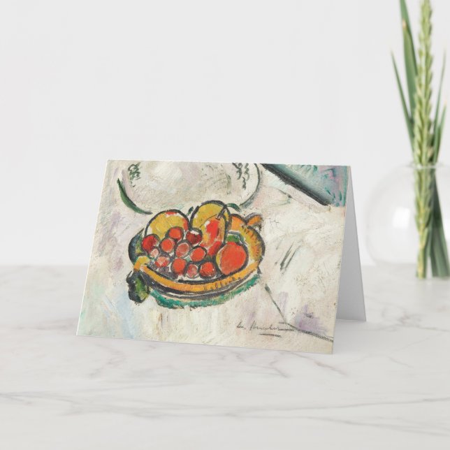 Still Life Bowl of Fruit | George Leslie Hunter Card (Front)