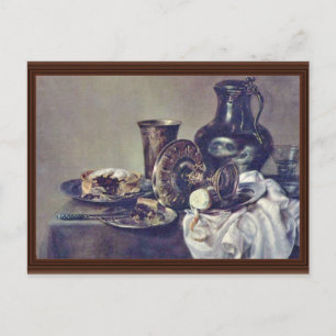 Still Life By Heda, Willem Claesz. (Best Quality) Postcard