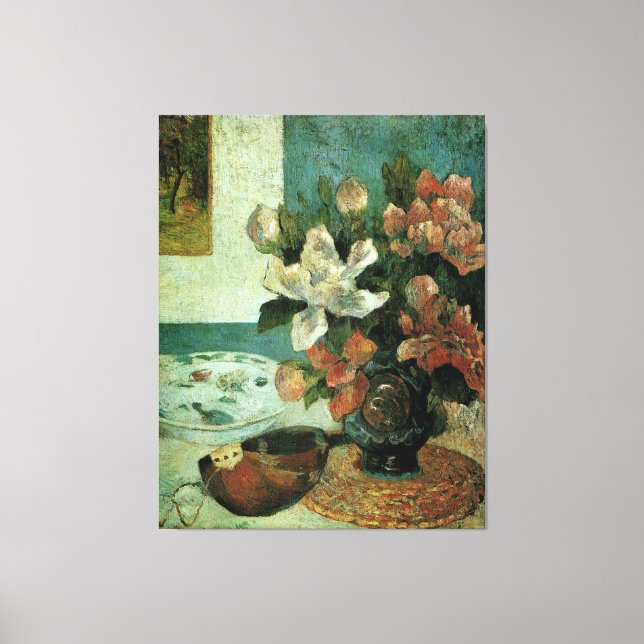 Still life by Paul Gauguin Canvas Print (Front)