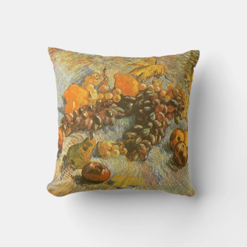 Still Life by Vincent van Gogh Vintage Fine Art Throw Pillow