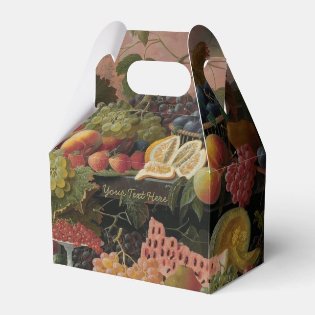 Still Life custom favor boxes (Front Side)