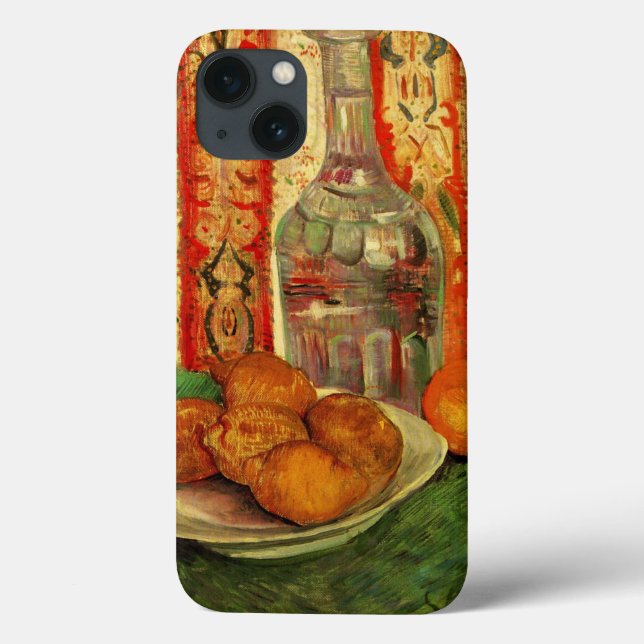 Still Life Decanter and Lemons by Vincent van Gogh Case-Mate iPhone Case (Back)
