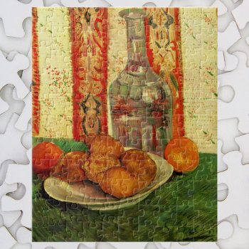 Still Life Decanter And Lemons By Vincent Van Gogh Jigsaw Puzzle by VanGogh_Gallery at Zazzle