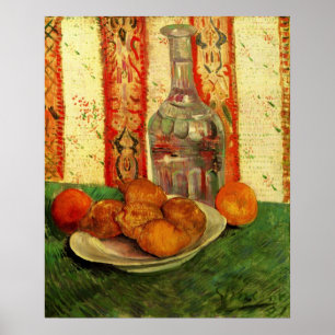 Still Life Decanter and Lemons by Vincent van Gogh Poster