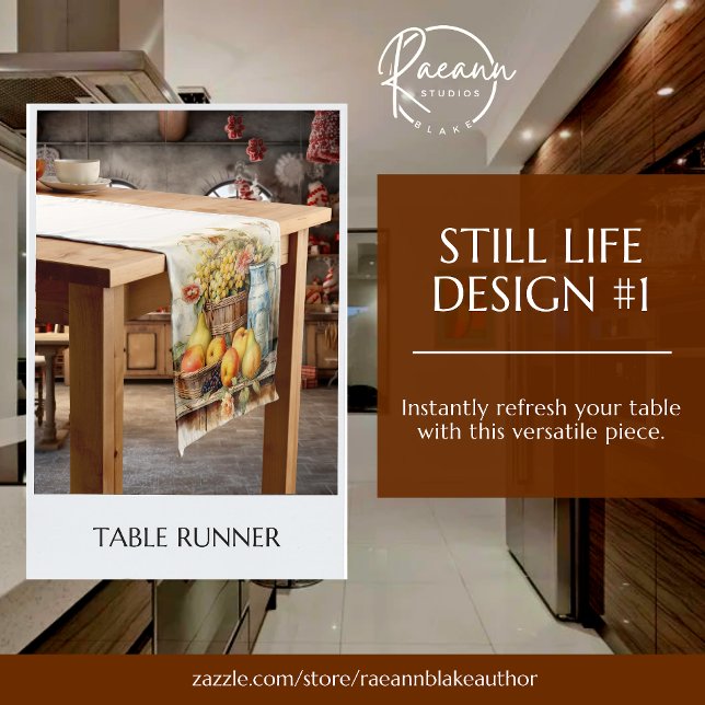 Still Life Design #1 Table Runner (Creator Uploaded)