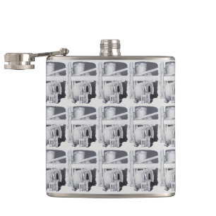 still life drawing of garden tools for gardeners flask