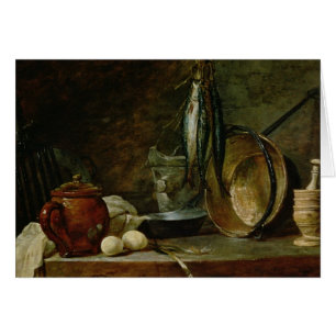 Still life: Fast Day Menu, 1731 Cards