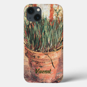 Still Life Flowerpot w Chives by Vincent van Gogh iPhone 13 Case