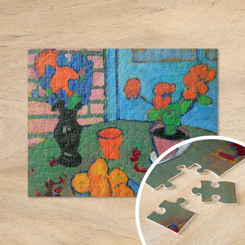 Still Life Flowers and Oranges  von Jawlensky Jigsaw Puzzle