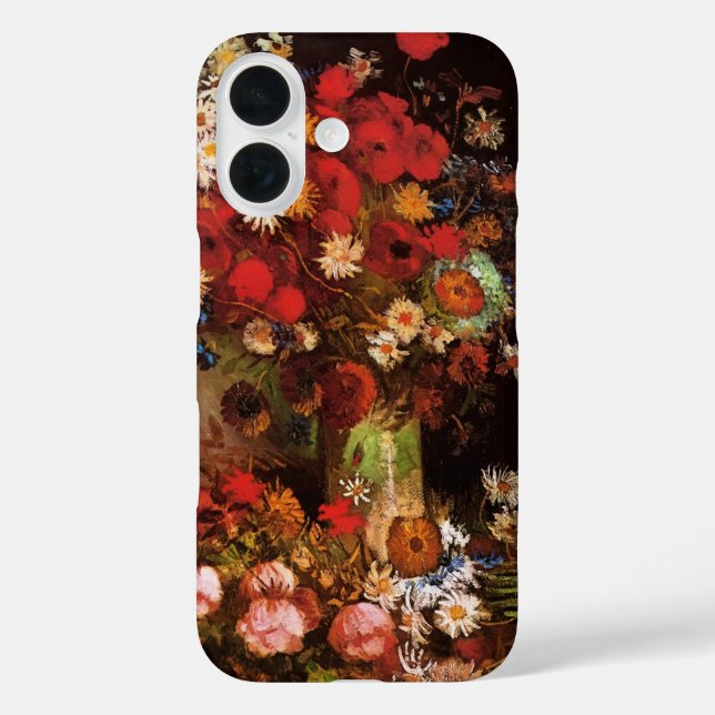 Still Life Flowers in a Vase by Vincent van Gogh Case-Mate iPhone Case (Back)