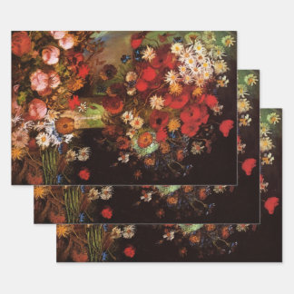 Still Life Flowers in a Vase by Vincent van Gogh Wrapping Paper Sheets