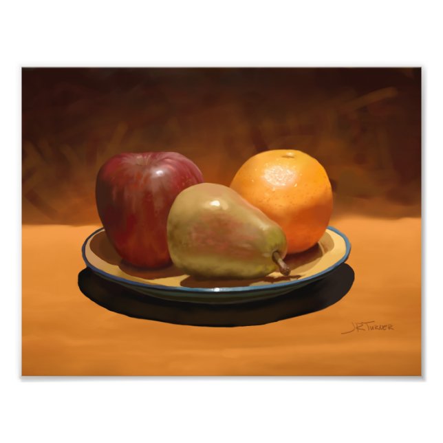 Still Life Fruit Arrangement Photo Print (Front)