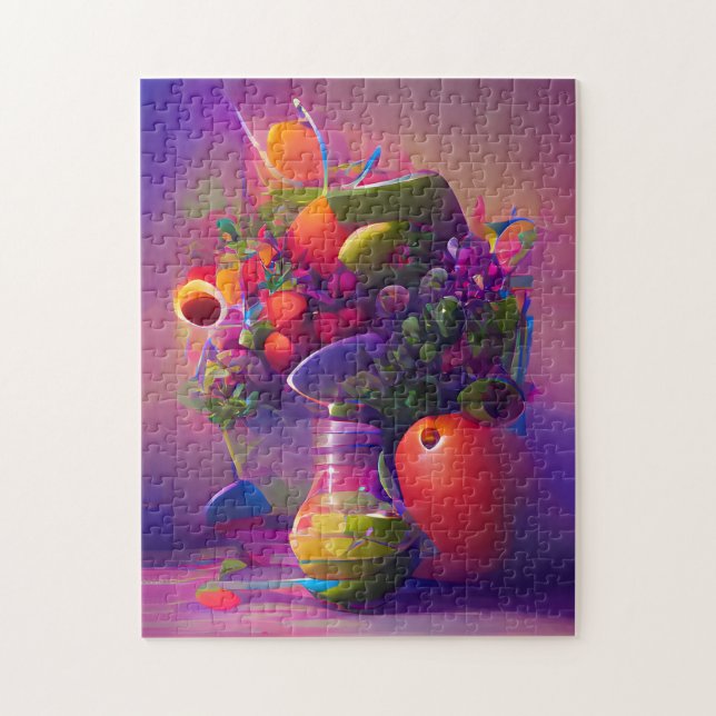 Still Life in Abstract Style Jigsaw Puzzle (Vertical)