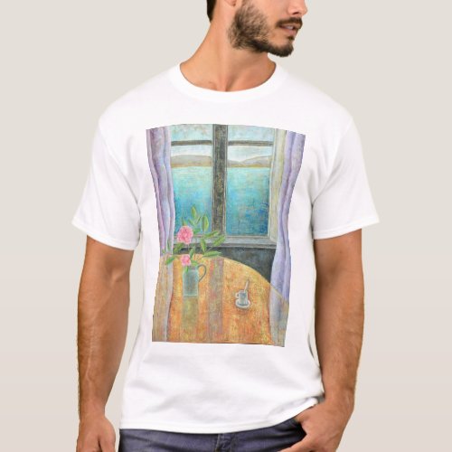 Still Life in Window with Camellia 2012 T_Shirt