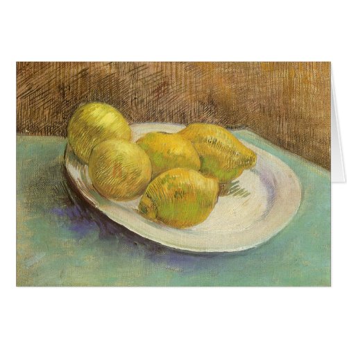 Still Life Lemons on a Plate by Vincent van Gogh