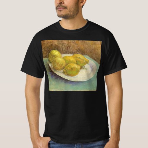 Still Life Lemons on a Plate by Vincent van Gogh T_Shirt