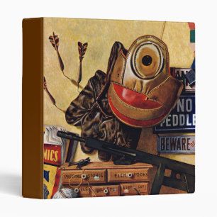 Still Life of Boys Toys 3 Ring Binder