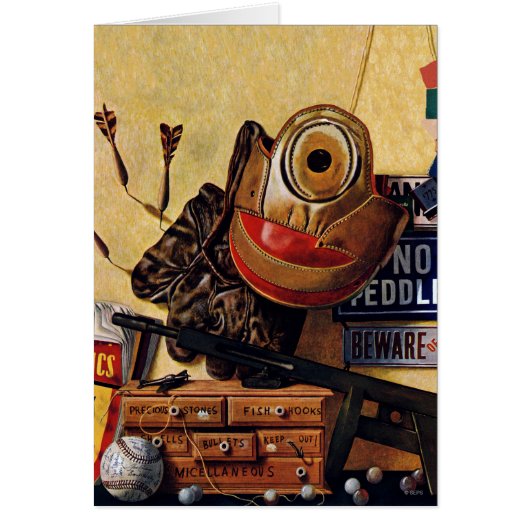 Still Life of Boys Toys Cards (Front)