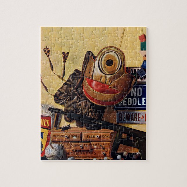 Still Life of Boys Toys Jigsaw Puzzle (Vertical)