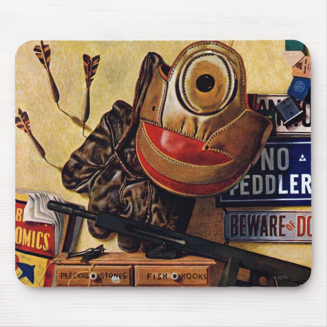 Still Life of Boys Toys Mouse Pad (Front)