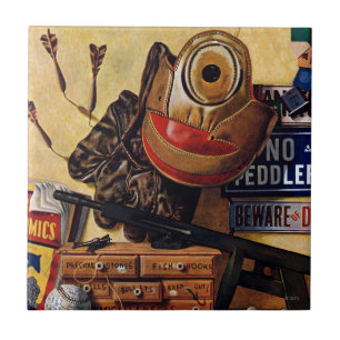 Still Life of Boys Toys Tile