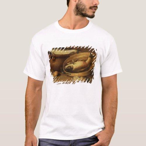 Still Life of Fish and Lemons T_Shirt