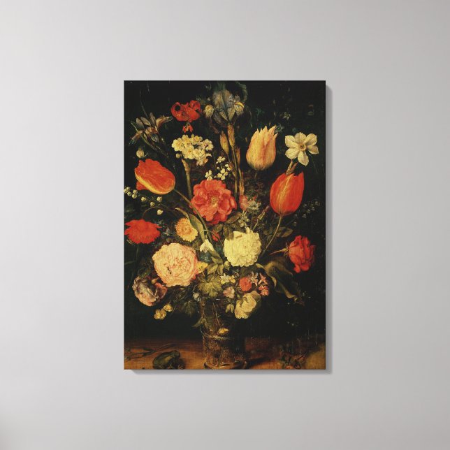 Still Life of Flowers Canvas Print (Front)