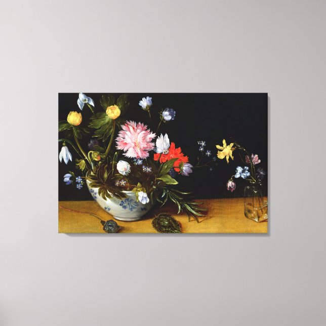 Still Life of Flowers Canvas Print (Front)