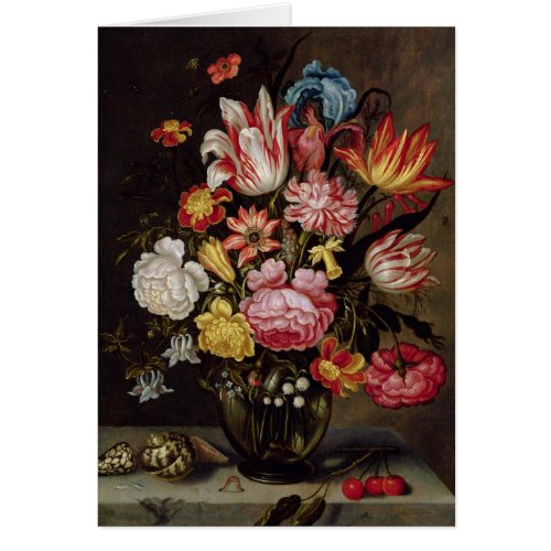 Still Life of Flowers in an Ovoid Vase