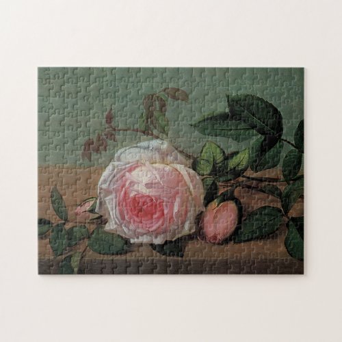 Still Life of Flowers on a Ledge Jigsaw Puzzle