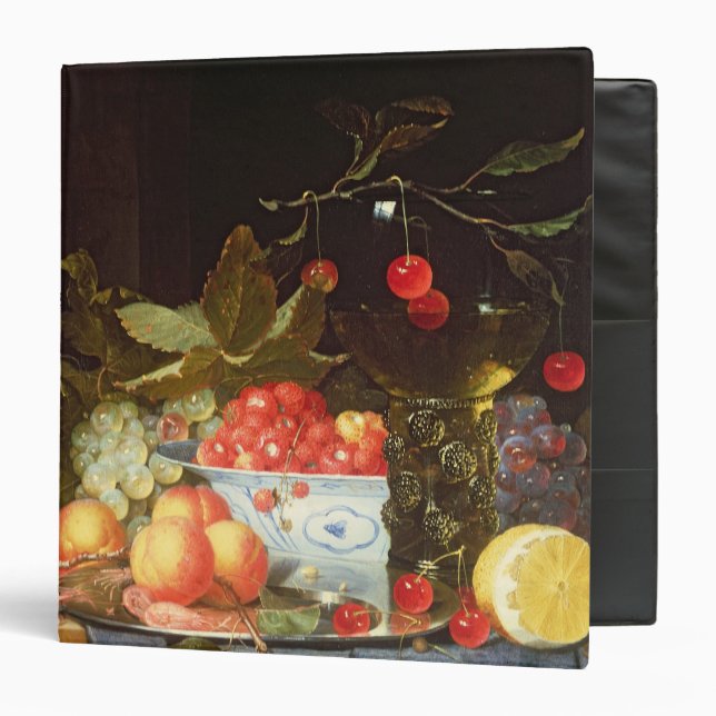 Still Life of Fruit 3 Ring Binder (Front/Inside)