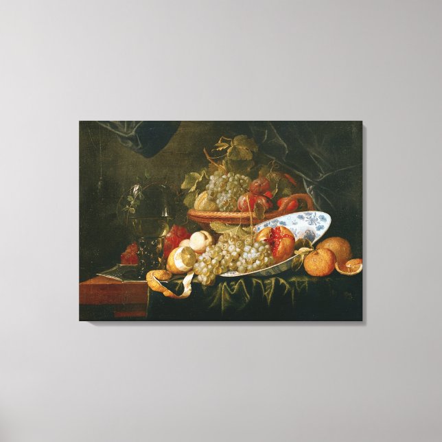 Still Life of Fruit Canvas Print (Front)